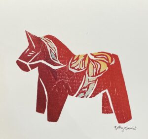 Dala Horse blank cards