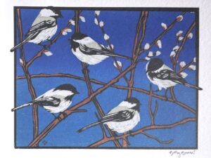 Greeting Card, Black-capped Chickadee