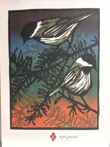 Greeting Card, Chickadee-Dee-Dee
