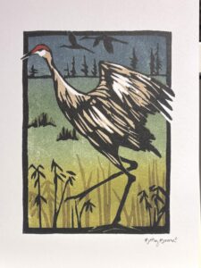 Greeting Card, Sandhill Cranes