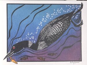 Greeting Card, Common Loon