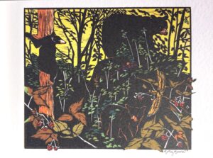 Greeting Card, Four Bears