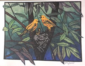 Greeting Card, Yellow Warblers