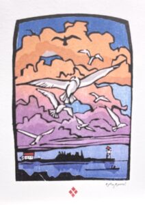 Greeting Card, Seagulls